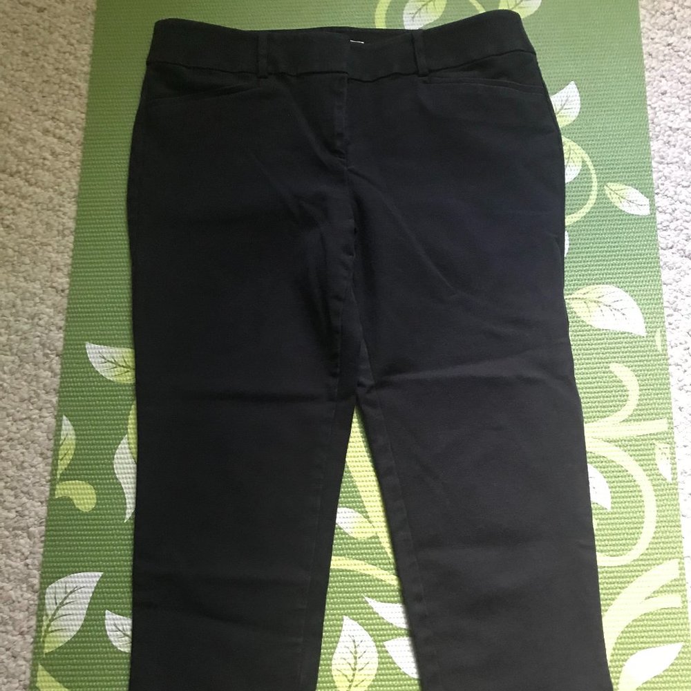 Loft Riviera pants 10P Black